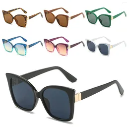 Sunglasses Trendy UV400 Protection Big Frame Eyewear Cat Eye Sun Glasses Oversized Shades