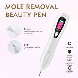 China Manufacturer Cryo Plasma Pen Wrinkle Removal /Mole Remove Machine with LCD/derma pen