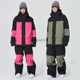 Skiing Suits Ski Suit Sets For Men And Women Snowboarding Thick Warm Skiing Suit Winter Sports Tracksuit Snow Clothes Sets S-XL New