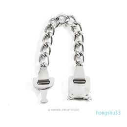 2021 New Hand Catenary Metal Function Chain Bracelet Fashion High Street Hip Hop Unisex Couples Alyx Belt Buckle My5q2504