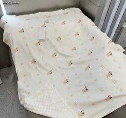 New kids Blanket designer Five pointed star pattern printing newborn Swaddling Size 90*115 CM warm infant Knitted quilt Jan10