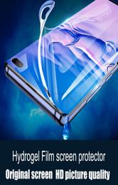 Full Cover Hydrogel Film Screen Protector HD Soft Film for Samsung Note20 Ultra s20 Plus s10E s10 s9 s8 Auto Repair Screen Protect8616579