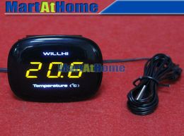 ARGEDE Mbedded Electronic Digital LED Thermometer 50110 Celsius DC 930V AC 110220V for Aquarium Refrigerators Aquaculture4196400