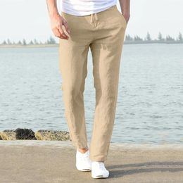 Pants Performance Lightweight Outdoor Pant Fashion Men Casual Work Cotton Blend Elastic Waist Long Pants Trousers Indoor Outdoor