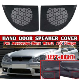 New 2PCS Car Side Door Hand Door Speaker Cover Horn Cover Trim Speaker Grille For Mercedes Benz W203 CLC Coupe 2Dr A20372703889051
