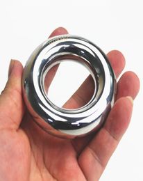 10 Sizes Stainless Steel Cockring Sex Ring to Keep Penis Strong and HardRestraint Scrotum Pendant Testicle Cock RingSex Toys for6840253