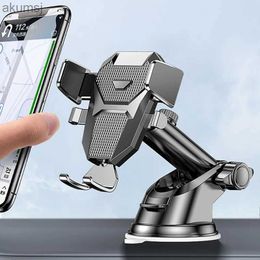 Cell Phone Mounts Holders 2023 NEW Universal Sucker Car Phone Holder 360 Windshield Car Dashboard Mobile Cell Support Bracket for 4.0-7 Inch Smartphones YQ240110