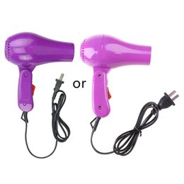 AC 220V Hair Blow Dryer 850W Travel Hair Dryer Compact Blower Foldable Portable 240110