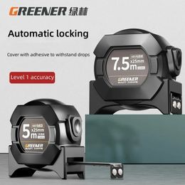 GREENER5M 5.5M 7.5M 8M 10M Steel Tape Measure Precision Scale Thickening Automatic Locking Woodworking Portable Measurement Tool 240109