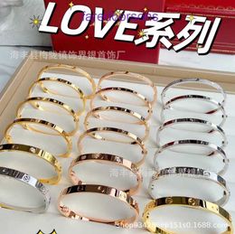 Carter Designer Bracelets for women and men Same Style Card Family Full Sky Star Bracelet 18K Rose Gold Male Female Love Couple Wide Have Gift Box