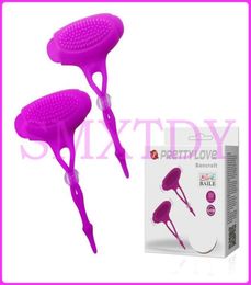 Pretty Love Vibrating Nipple Massager Breast Vibrator Female Masturbation Breast clip Sex products Sex Toys For Woman 176028134526