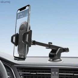 Cell Phone Mounts Holders Arivn Sucker Car Phone Holder Mobile Phone Holder Stand in Car No GPS Mount Support For 13 Pro YQ240110