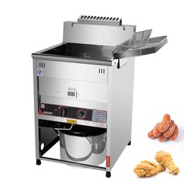 Commercial Gas Fryer Energy Saving Deep Fryer Stainless Steel French Fries Frying Machine