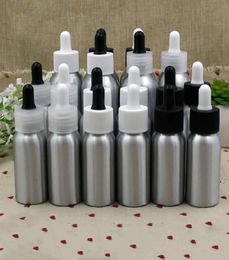 30ML 50ML 100ML Aluminum e Liquid Reagent Pipette Bottles Eye Dropper Aromatherapy Essential Oils Perfumes bottles6455534