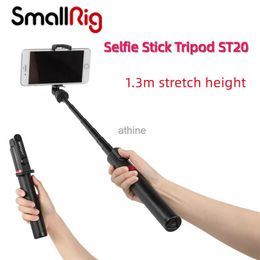 Selfie Monopods SmallRig Simorr Portable Selfie Stick Tripod ST20 Bluetooth Foldable Mini Tripod For 13 Pro Max Remote Control Tripod YQ240110