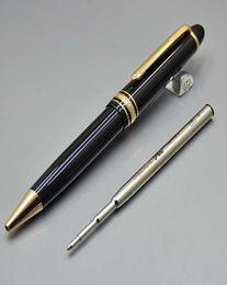 Luxury Msk145 Promotion Black Resin Ballpoint pen High quality Writing Ball point pens Stationery School Office supplies with S3983348