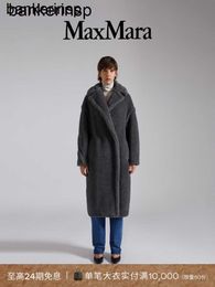 Alpaca Coat Maxmaras Wool Coat Same Material (Classic) MaxMara Women's Bear 1016071306