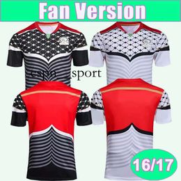 espnsport 16 17 Palestine National Team Mens Soccer Jerseys Home White Away Black Football Shirts Uniforms