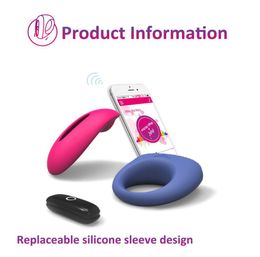 Magic Motion App Smart ring Vibrator Sex Toy Bluetooth Control Bullets Candy Dante Set Vagina Clitoris Penis Delay Cock Sleeve Y193901362