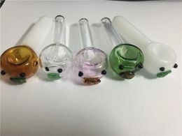 Glass smoking pipe bongglass bubbler oil rig water pink Colourful Grils tobacco pipe tobacco cute pig cute small dab rig ZZ