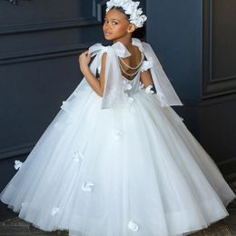 Sequined Pageant Dresses For Girls Princess Off Shoulder Wedding Party Gowns Flower Girls Dresses Corset Back Kids Girls 240109