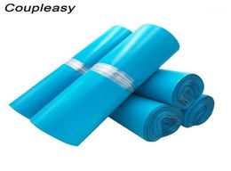 100Pcs 5 size Large Plastic Envelope Self Adhesive Seal Courier Storage Bag Blue Poly Mailer Mailing Bag Stationery15659790