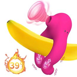 10 Frequency Sucking Vibrator Sex Shop Penis Ring Clit Sucker Cock Adult Products Scrotum Massager Toys for Couple 240109