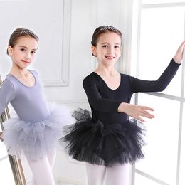 Girl Ballet TuTu Dress Lace Ballet Kids Dancing Party Dress Performance Costume Princess Wedding Girl Dress 2-8 Ys 240109