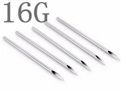 YILONG Tattoo Whole 100PCS Sterile Tattoo Body Piercing Needles 16G Tattoos Supply1502224