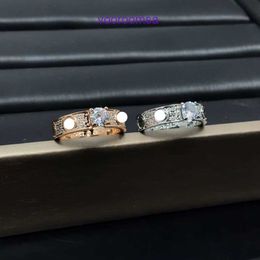 Designer jewelry Carter Rings High version main diamond starry couple ring with gold plating fashionable and personalized index finger With Original Box