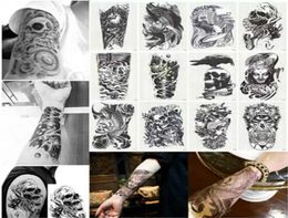 New Large Temporary Tattoos Arm Body Art Removable Waterproof Tattoo Sticker Mixed Randomly Sent 1573552