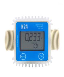 1 Pcs K24 Lcd Turbine Digital Fuel Flow Metre Widely Used For Chemicals Water14299438