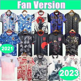 espnsport 2023 Japan Mens Soccer Jerseys Special OSAKO YOSHIDA NAGATOMO SHIBASAKI HARAHI MINAMINO KUBO Concept Version Joint Edition Football Shirt