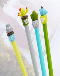 05mm Cute Cactus Design Black Gel Pen Ballpoint Writing Office School Supplies Children Gift WJ0067134502