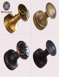 DIY Mini Coat Hanger Hook Wall Mounted Brass Towel Hooks Antique Brass Oil Rubbed Bronze Finished 1pc9101082