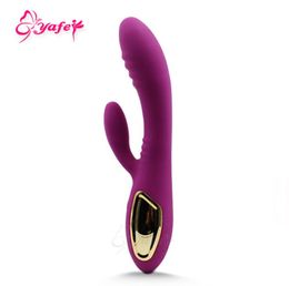 10 Speed Very soft G Spot Vibrators for Women Flexible Dual vibrator clitoral stimulator Adult sex toys for couple Sex Products S18218729