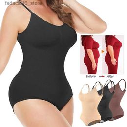 Waist Tummy Shaper Sexy Corset Spaghetti Strap Bodysuit Women Beautiful Back Shapewear Slimming Body Shaper Waist Traine Underwear Thongs plus size Q240110