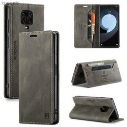 Cell Phone Cases Redmi Note 9 Pro Case Flip Leather Phone Cover For Redmi Note 9s 9 Pro Max Case Luxury Magnetic Flip Wallet CoqueL240110