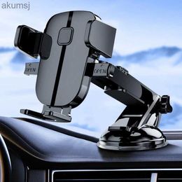 Cell Phone Mounts Holders Car Phone Holder Mobile Phone Holder Stand Suction Cup Mobile Phone Fixed Support Automobile Telescopic Mobile Phone Holder YQ240110