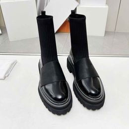 Famous designers highly recommend classic platform fashion boots Fashion trend, simple and comfortable, super invincible and handsome matching size35-41