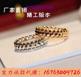 Luxury Rings designer jewelry man ring High quality Carter Bullet Ring Couple Version Titanium Steel Precision Live Streaming Exquisi With Original Box