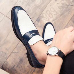 Loafers On Men Moda 281 Kayma İngiliz Tarzı Giyim Klasik Sosyal Deri Zarif Orijinal Tekne Ayakkabıları 2 31