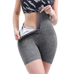 Skirts Body Shaper Sauna Pants Sweat Suits for Women High Waist Compression Slimming Shorts Hot Thermo Wiast Trainer Leggings Workout