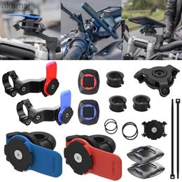 Cell Phone Mounts Holders Motorcycle Bike Phone Holder Convenient 360 Adjustable Bicycle Phone Holder Bike Holder Stand Mobile Support Shock-resistant YQ240110