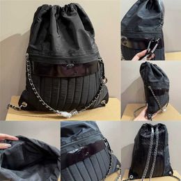 Luxury Brand Bag Nylon Backpack Jenny's Vintage Chain Large Women Capacity 33cm designer bags for women clearance sale