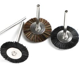 Equipments 144PCS 22MM Jewelry Polishing Brushes Dremel Accessories Abrasive Wheel Hard/Medium/Soft Bristle Brush