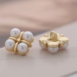Cute Pearl Flower Button for Shirt Coat Sweater Diy Sewing Buttons Clothing Accessories