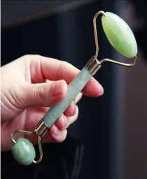 Drop Ship Sell Health Natural Facial Beauty Massage Tool Jade Roller Face Thin massager Face Lose weight Beauty Care Roller To7914626