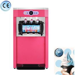Ice cream maker 3 Flavors Soft Five colors are available Stainless steel Yogurt Ice cream machine