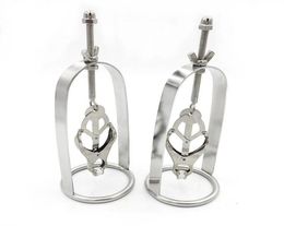 1 Pcs Stainless Steel Nipples Clamps Metal Breast Clips Adult Couples Games Fetish Sex Products Toys For Women Bondage Slave Restr4972097